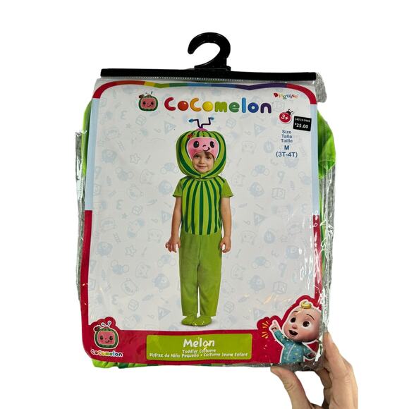 Cocomelon Costume Toddler Medium (3T-4T) Melon Disguise Youth Childrens NWT - Picture 1 of 3